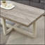 Table basse Luno, gris vieilli et beige-295116865