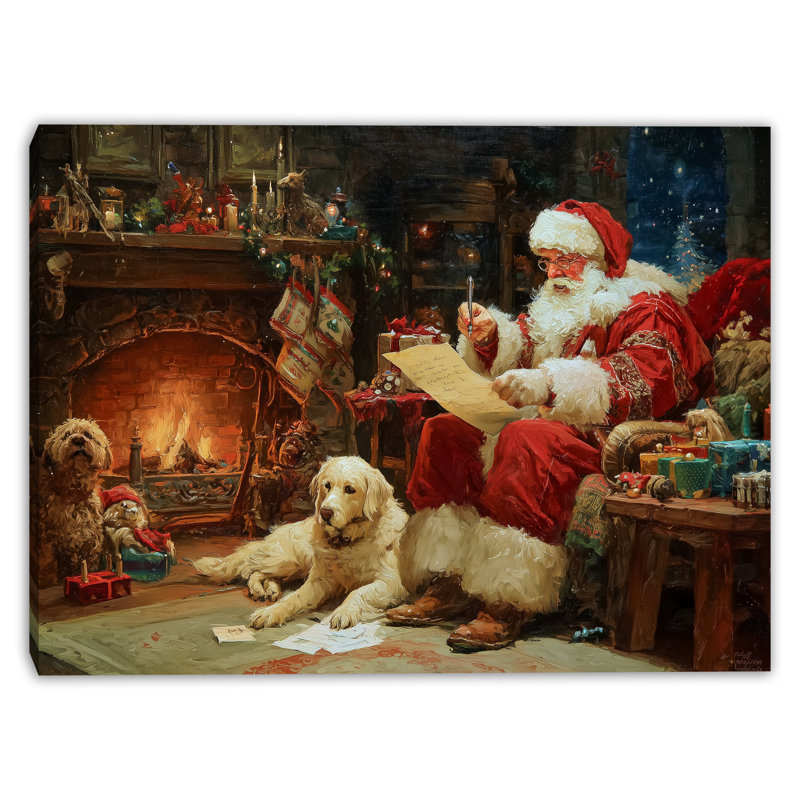 «Santa Santa» par Fire Fire, 36 po x 48 po