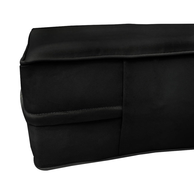 Outdoor Daybed Seat / Back Cushion, Black