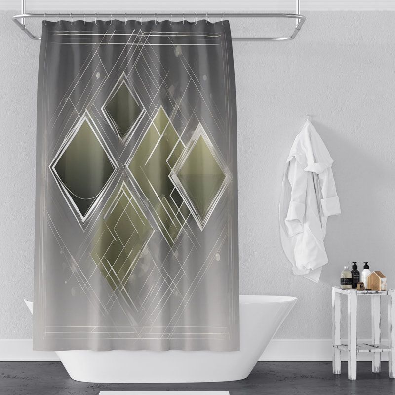 Rideau de douche, H 72 po x l 70 po