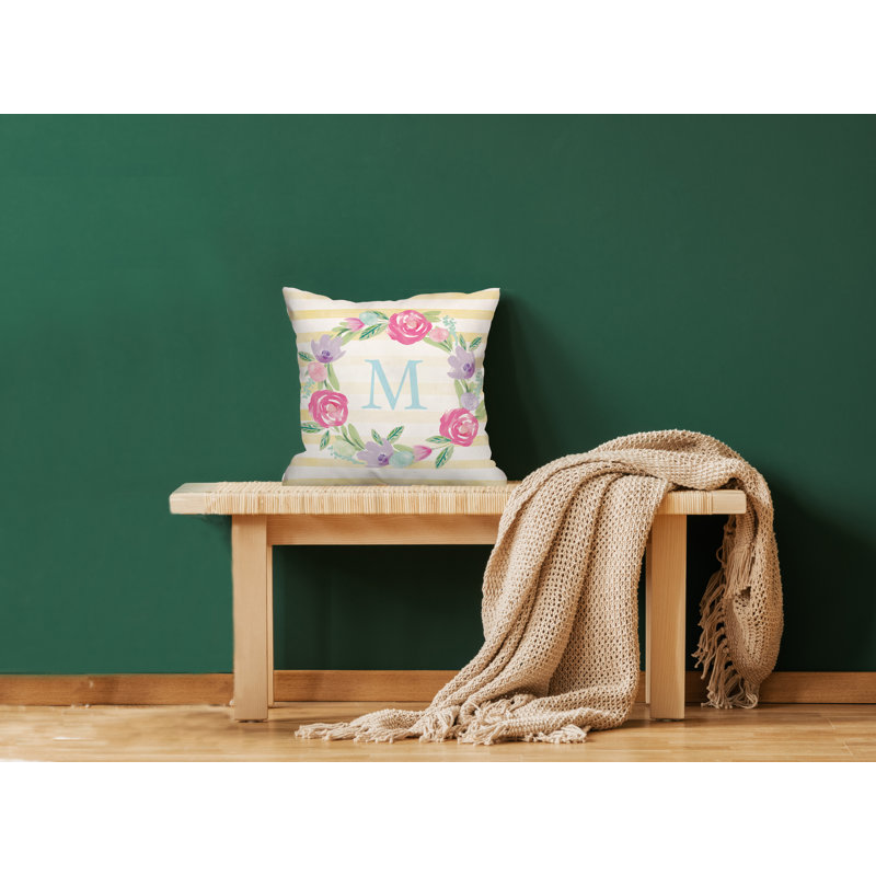 Floral Throw Pillow, Yes