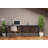 X Design Computer Desk in Weathered Wood and Satin Nickel-1270782072