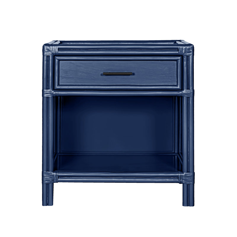 Table de chevet 28 po Clara, Bleu marine