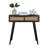 31" Console Tables For Entryway, Vanity Desk Rattan Dresser Side Table Black Entry Table Narrow Console Table Modern Hallway Table Boho Sofa Table