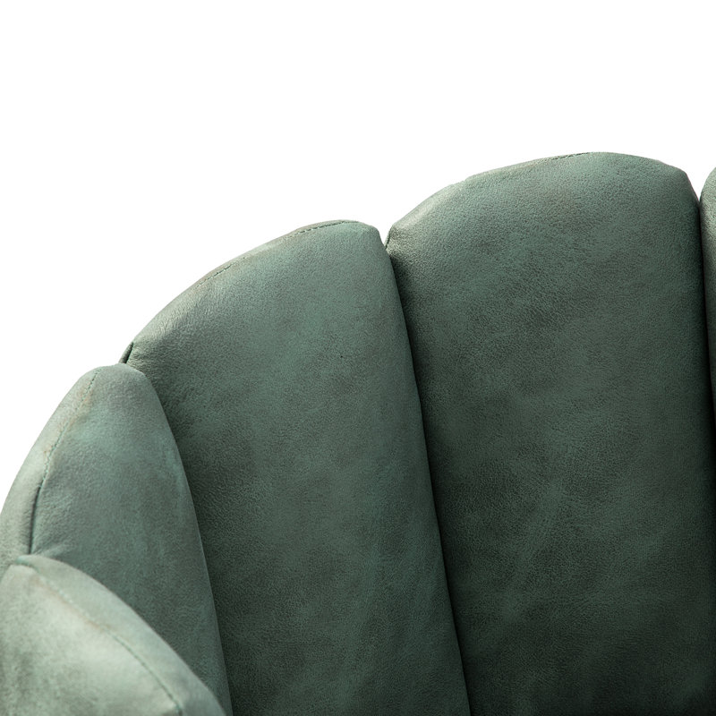 Chaise d'appoint Yorba, 100 % polyester jaune, Or