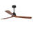New Model 60 Inch Ceiling Fan With 18W Led Light 3 Solid Wood Blades Remote Control Reversible DC Motor For Home-232254101