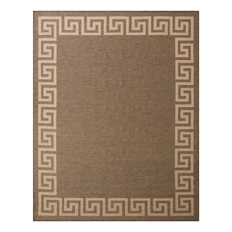 Geometric Indoor Rug, Rectangle 7'10" x 10'