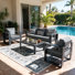 Standalone Product 5 - Person Patio Conversation Set with Cushions