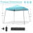 10 Ft. W X 10 Ft. D Steel Pop-Up Canopy With Weights-114543890