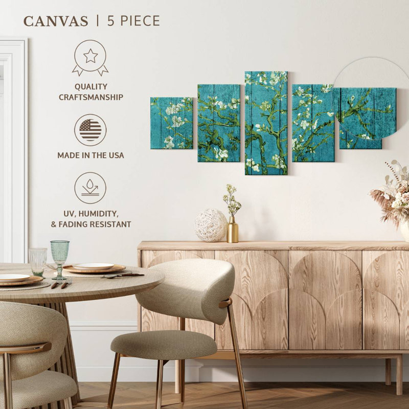 Wooden Flowering Tree, 34" H x 74" W