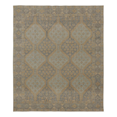 Distressed Homage Hand Knotted Wool Area Rug