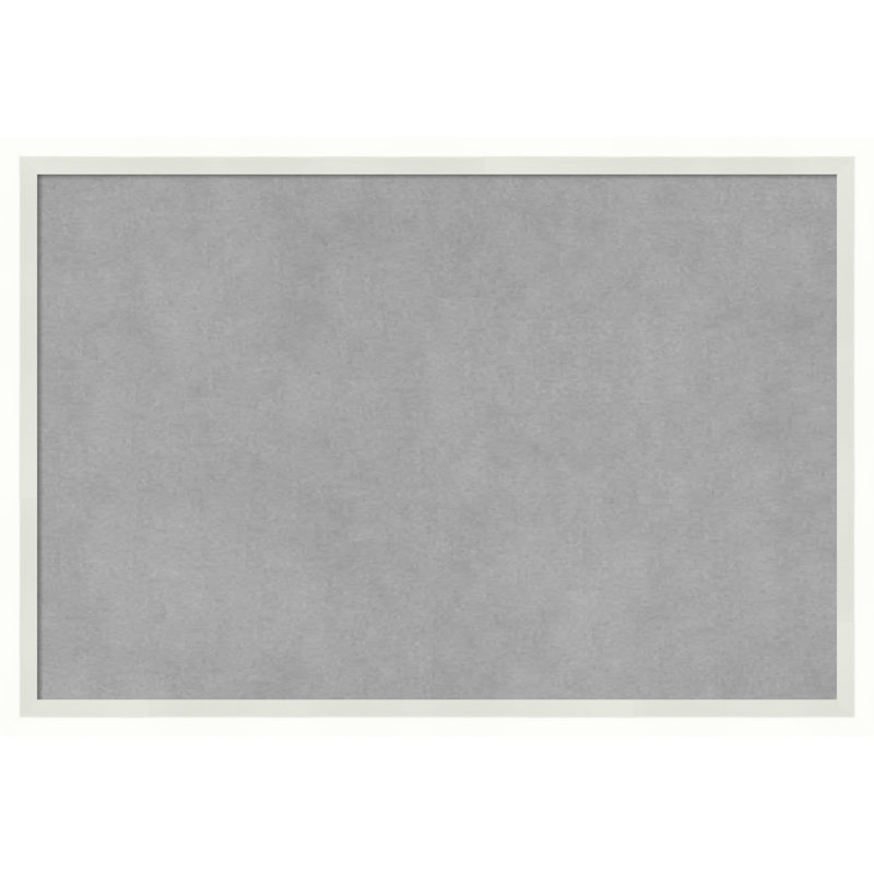 Tableau magnétique encadré blanc Lucie, H 13 po x l 19 po