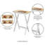 Ensemble de tables Tollette