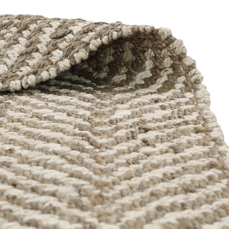 Glocester Jute / Sisal Hand Woven Area Rug, Rectangle 152 x 244cm