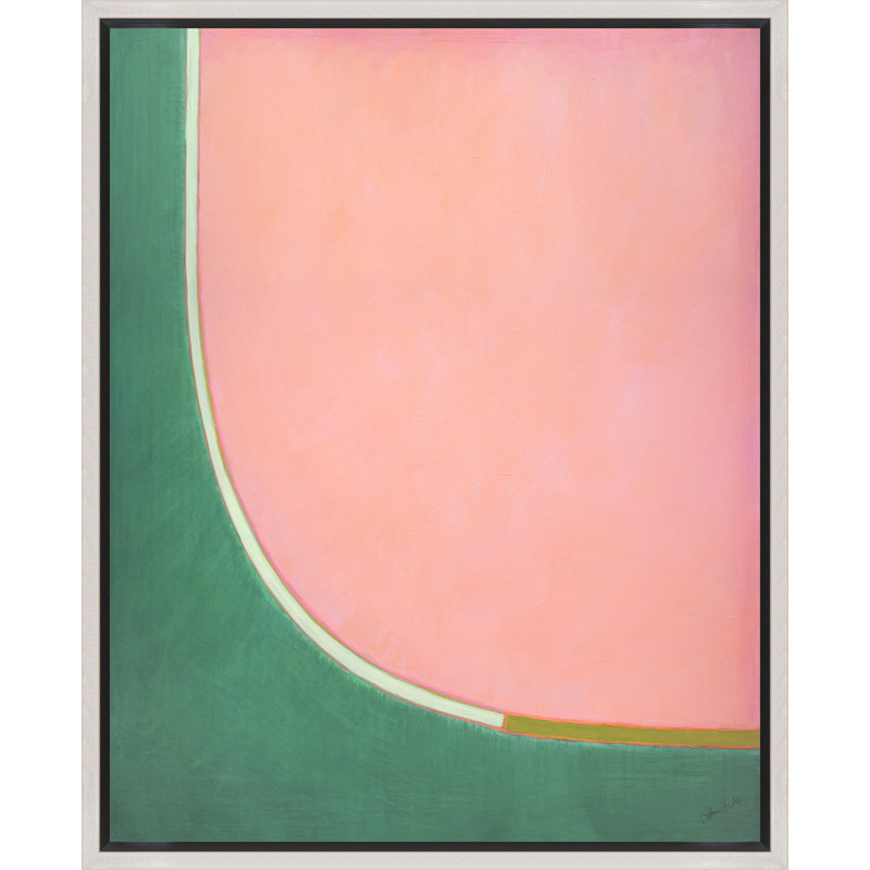 The Summer Issue, No, White Floater Frame Canvas