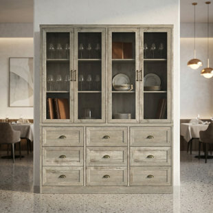 63"W Large Display Cabinet