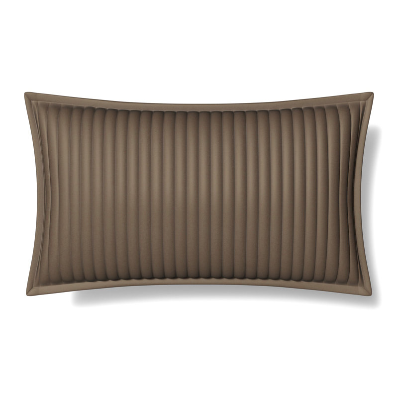 Quilted Silk Channel Sham , Metal, 20"H x 26"W