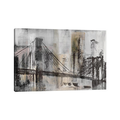 " Brooklyn Bridge Twilight Detail "