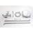Single Handle Floor Mounted Clawfoot Tub Faucet Trim with Diverter and Handshower