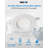 5/6-inch White Recessed Selectable LED Downlight