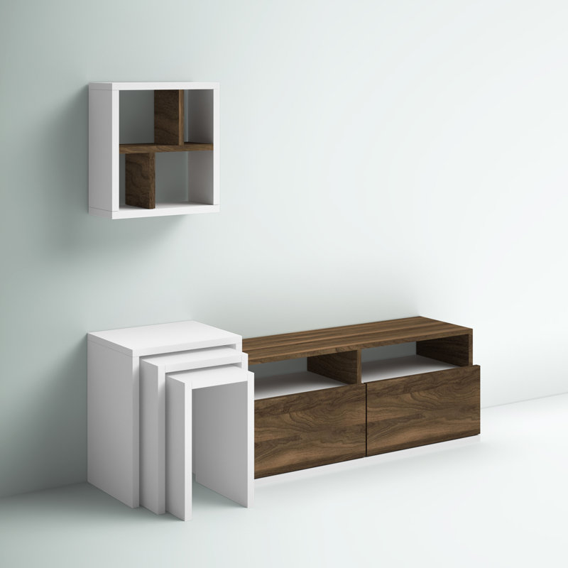 Pomonok Unfinished Entertainment Center for TVs up to 70"
