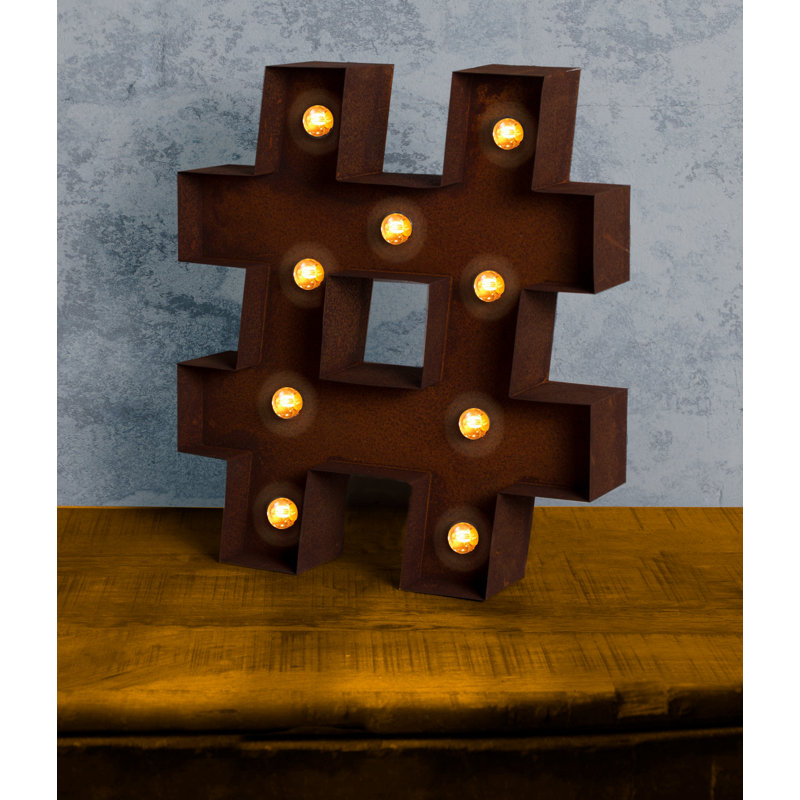 Enseigne lumineuse del symbol