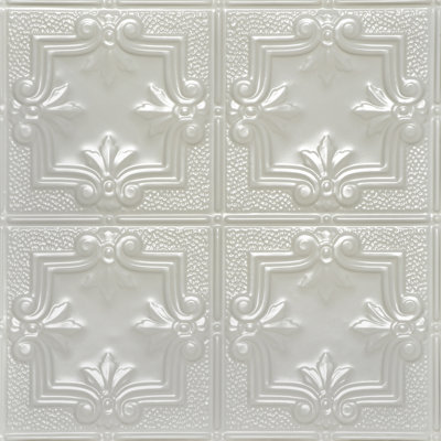 Carreau de plafond en fer-blanc clouté 2 pi x 2 pi Antoinette
