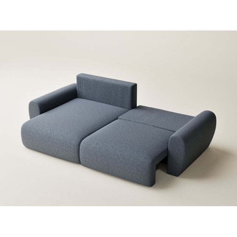 3 Seater Corner Sofa, Left Hand Facing, Blue