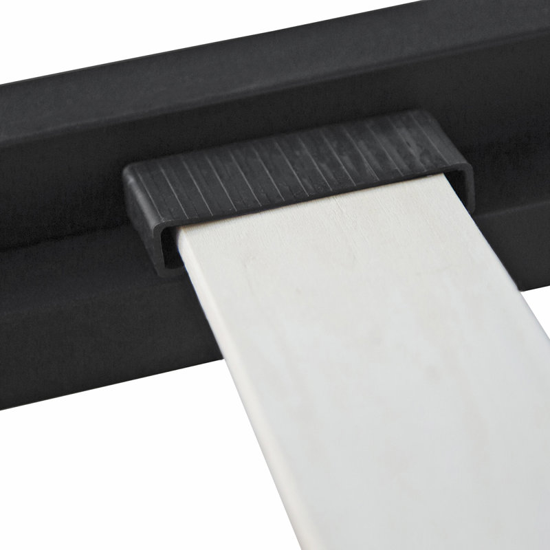 Wolcott Bed Frame, European Kingsize (160 x 200 cm), Beige/Black