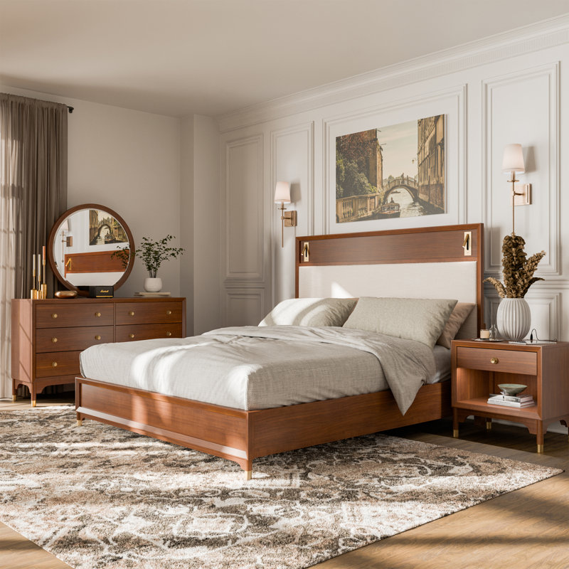 Ensemble de chambre à coucher 4 pièces Oberlander, Grand