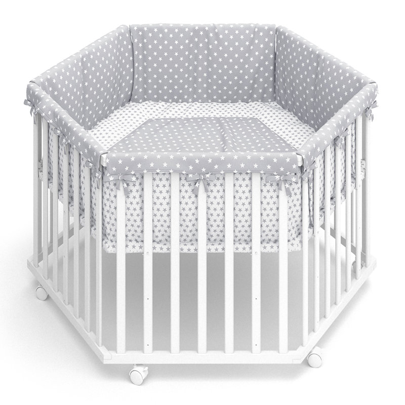 Abe Travel Cot, White