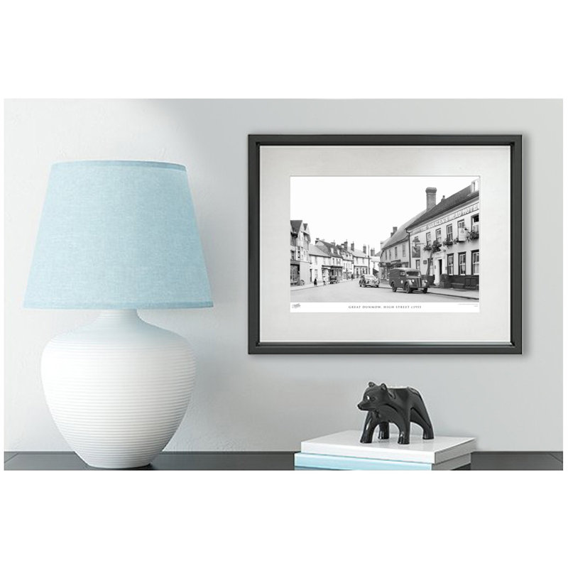 Great Dunmow, High Street C1955 by Francis Frith - Single Picture Frame Print, 28cm H x 36cm W x 2.3cm D