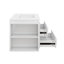 Meuble-lavabo mural 30 po avec lavabo, meuble-lavabo flottant avec 2 tiroirs, système de fermeture en douceur-1990420695
