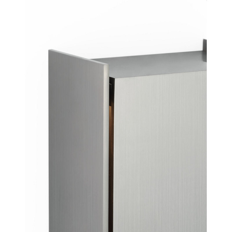 Align Shielded Wall Light, Stainless Steel, 24.5" Height, 3 Lights