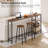 Rosellen 63" Console Table with Charging Station and Storage Shelves