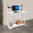 31.5" 3-Tier Rolling Computer Desk Modern Simple Computer Desk Flexible Home Office Desk Anti-Slip Free Standing-1042422741-1042422746