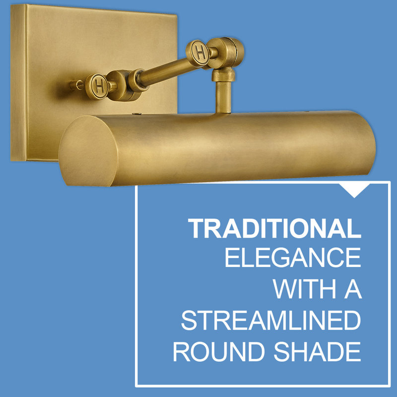 Hinkley Stokes Accent Light, Heritage Brass