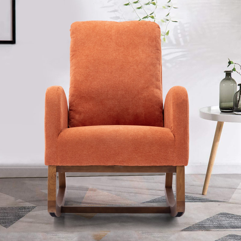 Chaise berçante Carriana, Orange