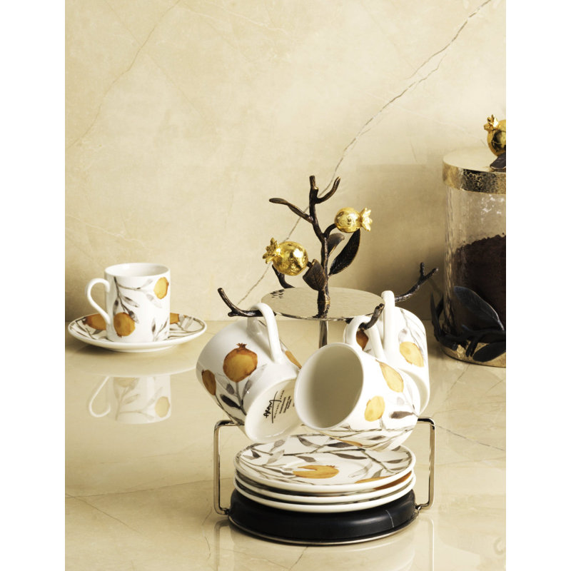 Pomegranate Demitasse