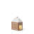 Gingerbread 6.1'' H Stoneware Tabletop Lantern
