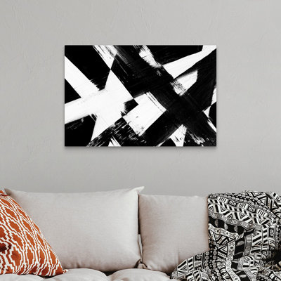 «Black and White Exes» par Inner Circle - reproduction d'art sur toile