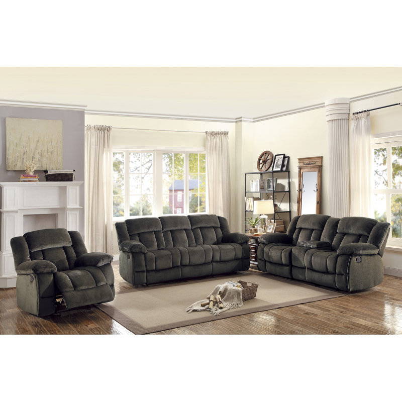 Ecklund Upholstered Recliner, Chocolate