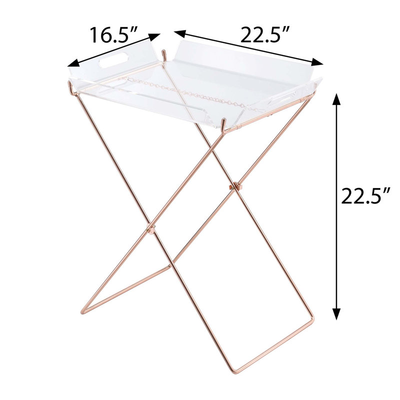 Table de bout avec plateau amovible