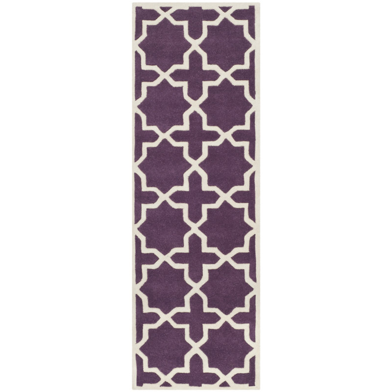Chatham Hand Tufted Wool Geometric Rug, Runner 2'3" x 9'