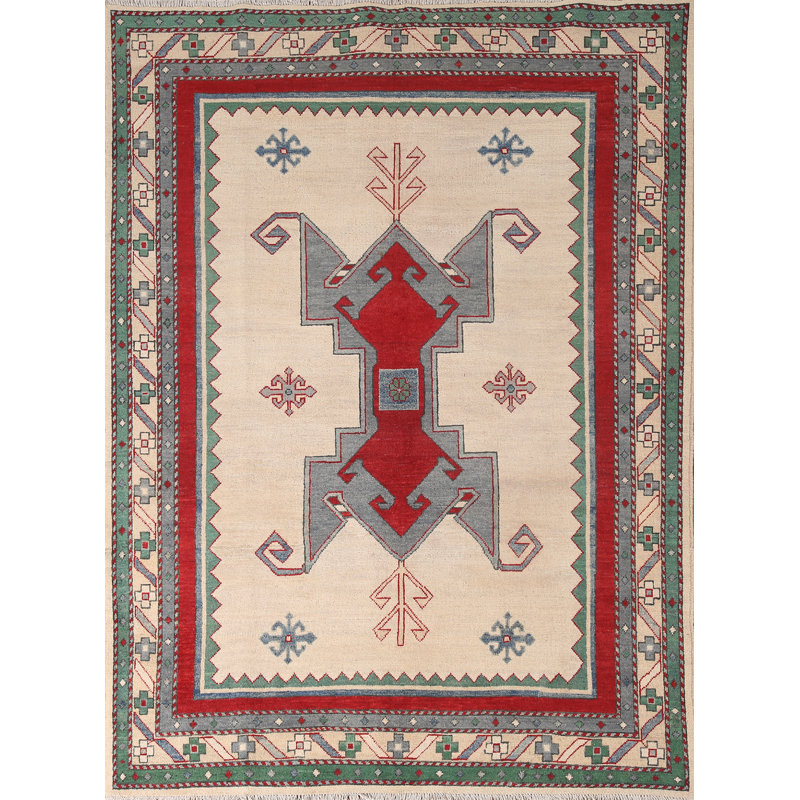 Handmade Kazak Oriental Rug 5