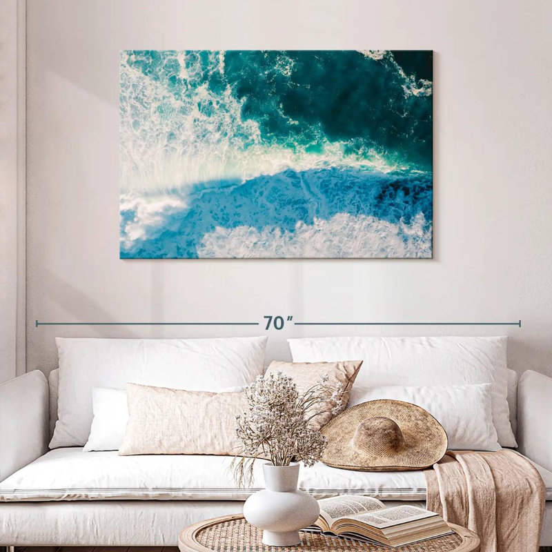 Gillard Sea Waves, H 30 po x l 45 po