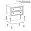 Ensemble de table de chevet moderne 22 po avec 2 tiroirs à fermeture en douceur, placage de chêne, pieds en bois massif, assemblage rapide sans outils, table de chevet avec rangement, table de bout minimaliste-1935035895-1935035894