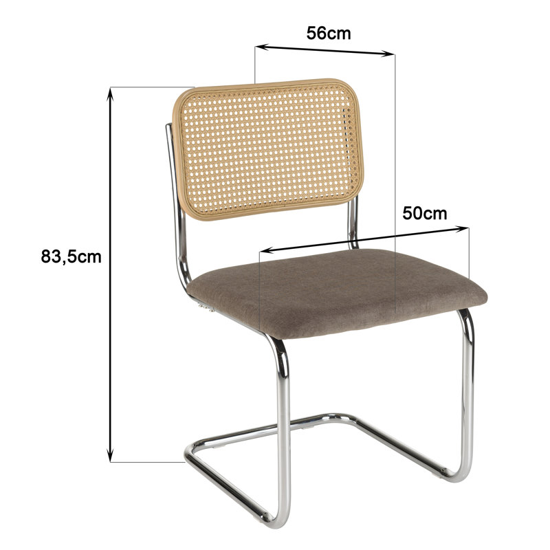 Ryne 46cm H Metal Side Chair