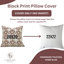 Housse de coussin en lin Fabcline Elegant Viscous-106270050-106270046