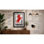 Red Horse Rising Graphic - Framed Print-997904233-997904231